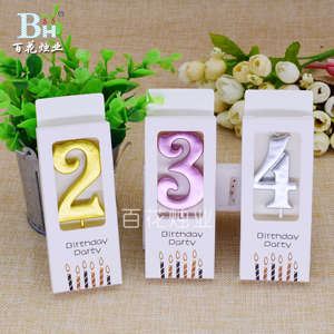 شموع رقمية ذهبية فاخرة لكعك عيد الميلاد الكبير بالجملة - Product Image 6