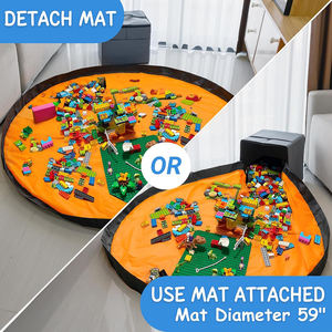 Organisateur de rangement pour jouets ou tapis de jeu, sac de rangement pour enfants, garçons, filles, crèche, salle de jeux, panier pour jouets - Product Image 6