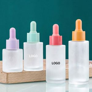 Botellas de Vidrio Ámbar y Transparente con Gotero y Tapón de Plástico, Directo de Fábrica, para Aceites Esenciales, Viales con Pipeta para Pedidos Personalizados de Pequeñas Cantidades - Product Image 1