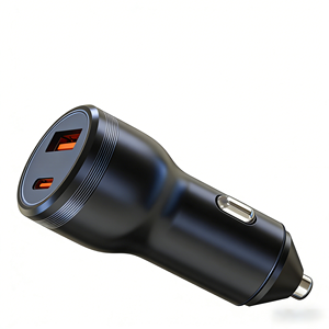 Vente directe d'usine, chargeur de voiture universel à double port PD30W QC3.0, métal, portable, compatible avec tous <span class=keywords><strong>les</strong></span> véhicules, chargeur de voiture pour appareils mobiles - Product Image 1
