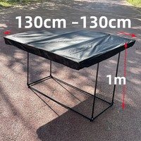 Auvent de voiture pliable en métal pour extérieur, idéal pour camping-car, marché et usage en camping - Grande taille