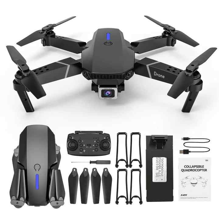 2026 Hot Sales Cheap E88 Pro 13 Minutes Flying Battery Long Range 4k Camera Portable Small Foldable Rc Drone for Beginner