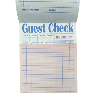 สมุดเช็คแบบไม่มีคาร์บอนสำหรับแขกผู้เข้าพักเกรดหนึ่งสั่งทำใบเสร็จร้านอาหารบริษัทลากจูงรายงานการพิมพ์แบบฟอร์มสั่งซื้อกระดาษ - Product Image 5