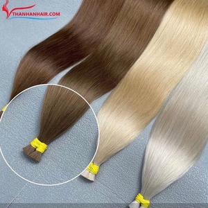 Producto más vendido Extensiones de cabello humano a granel Sedoso y suave 100% Cabello crudo vietnamita Precio al por mayor - Product Image 1