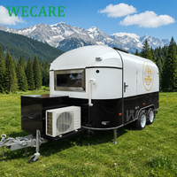 WECARE Remorque de nourriture mobile entièrement équipée pour limonade et smoothies, camion de restauration personnalisé pour kebab doner avec équipement de cuisine