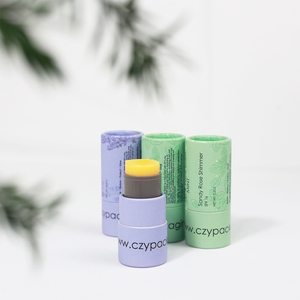 Twist up thân thiện với môi giấy Lip Balm ống trắng nâu kraft tông tái chế 0.02oz Push-Up khử mùi cho Son dưỡng môi mỹ phẩm - Product Image 3