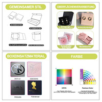 Caja de Regalo Cuadrada de Papel Reciclable Personalizada con Asa de Cinta para Joyería