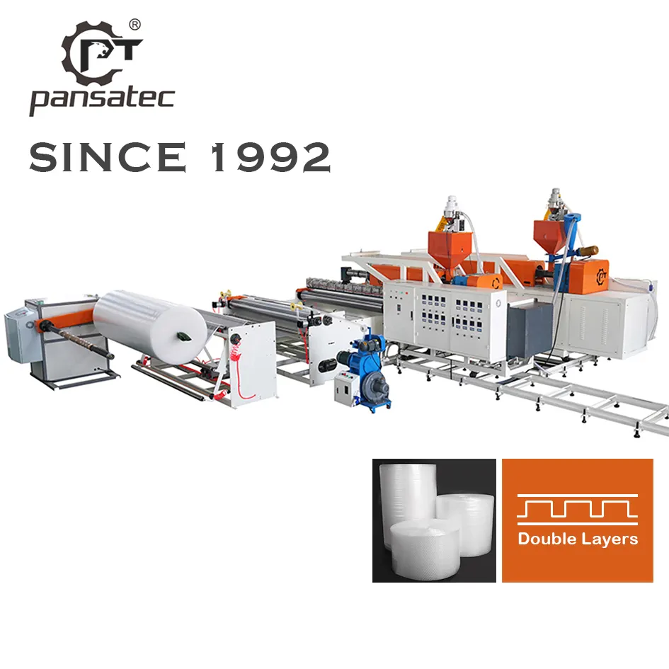 Pansatec 플라스틱 에어 버블 필름 랩 만들기 기계