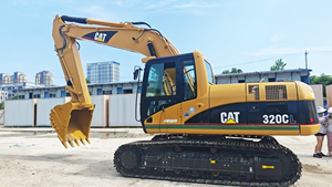 Excavatrices Caterpillar CAT320C d'occasion, originales du Japon, excavatrice sur chenilles de 20 tonnes, excavatrices sur chenilles de haute qualité - Product Image 6
