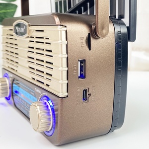 ELETREE RX-2606S Altavoz Inalámbrico Portátil BT, <span class=keywords><strong>Radio</strong></span> Solar AM FM SW de 3 Bandas, Dispositivo de Escucha Recargable con Puerto USB y Ranura para Tarjeta TF - Product Image 3