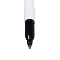 Marqueur permanent Sharpie noir personnalisé par le fabricant, faible MOQ, pas cher, pointe fine, encre à base d'huile, pour métal, plastique, CD