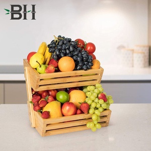Panier à <span class=keywords><strong>fruits</strong></span> en bambou-comptoir <span class=keywords><strong>de</strong></span> cuisine à 2 niveaux, bol à <span class=keywords><strong>fruits</strong></span> et support, support <span class=keywords><strong>de</strong></span> stockage <span class=keywords><strong>de</strong></span> <span class=keywords><strong>fruits</strong></span> et légumes - Product Image 4
