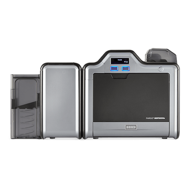 HID FARGO HDP5000e Single-sided Retransfer ID Card Printer - High-Definition 300dpi Dual-Sided PVC Card Printer Machine