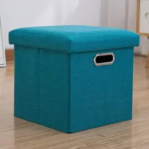 Manufacturer Oem Odm Reasonable Price Stackable Storage Stools And Ottoman With Handle