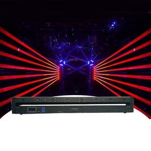 DJ <strong>Laser</strong> Curtain Beam Moving Head 8Eyes 500mw Red/Green Lazer Pro Stage Light <strong>Laser</strong> Curtain For Club Party Disco Wedding - Product Image 1
