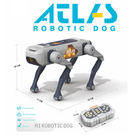AiJH KI RC Roboterhund - Lernspielzeug für Kinder APP Fernbedienung Roboter Sprachsteuerung Singend Tanzend Intelligentes RC Hundespielzeug