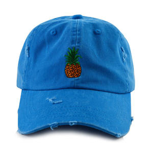 بيع بالجملة نمط المتعثرة والقطن قبعة أبي مع حافة المتوترة المغسولة والمطرزة - Product Image 4