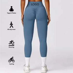ODM LOGO Leggings taille haute pour femmes, jogging, gym, yoga, scrunch - Product Image 5