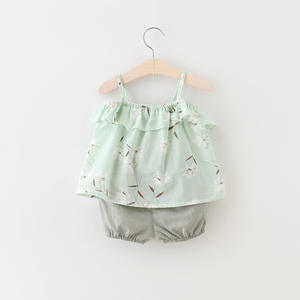 Vêtements pour bébés en gros, ensembles de vêtements pour bébés, pantalons et jupes à fleurs pour filles, costumes de fournisseur chinois - Product Image 1