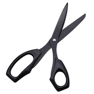Household <b>Scissors</b> Stainless Steel Black Tailor <b>Scissors</b> For Fabric Cutting <b>Sewing</b> Office Use - Product Image 2