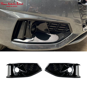 Rejilla de Luz Antiniebla Estilo RS4 para <span class=keywords><strong>Audi</strong></span> <span class=keywords><strong>A4</strong></span> S4 2020 2021 2022 2023 2024, Negro Brillante con Diseño de Panal - Product Image 5
