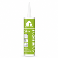 Scellant silicone neutre non corrosif GP-N Professional 300ml, adhésif résistant aux intempéries pour l'étanchéité des joints de cuisine et de salle de bain