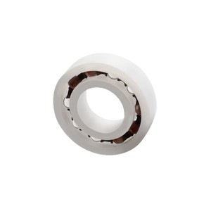 Rodamiento de Bolas de Ranura Profunda de Plástico, Métrico, Doble Tapa, Silencioso, para Maquinaria de Empaque y Procesamiento de Alimentos - Product Image 1