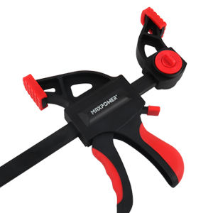 Penjepit Plastik MAXPOWER Quick Ratchet F <span class=keywords><strong>Clamp</strong></span>, Penjepit Kayu Adjustable, Alat Perkakas Pertukangan - Product Image 4