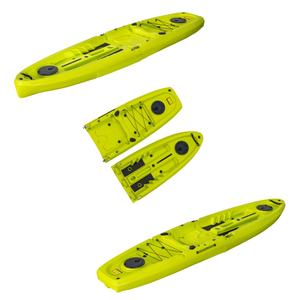 LSF Novel 3,3 metros 11FT Split Sit on Top Kayak Modular portátil Kayak Single Paddler para recreación y Pesca - Product Image 6