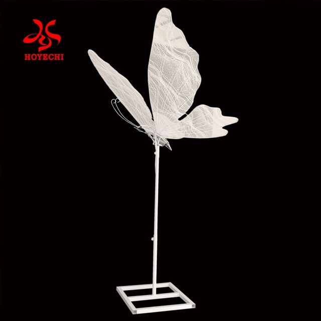 Dynamic Indoor Golden Color Butterfly Wing LED Stage Light for Wedding Party Decor