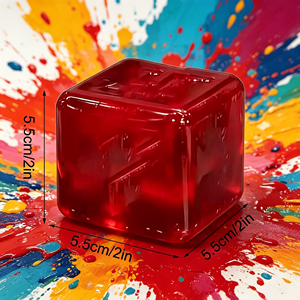 Needoh Squishy <span class=keywords><strong>Nice</strong></span> Ice Square Toy Pinch Ice Cube Squeeze Toy TPR Needohs Maltose Release Stress Emotions Needoh Cube - Product Image 3