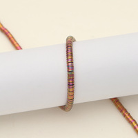 Wafer Hematite ColourS une chaîne de perles pour la fabrication de bijoux à bricoler soi-même pour femmes hommes bijoux cadeaux