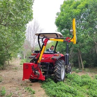 Tracteur Lovol 75 ch avec bras de débroussailleuse hydraulique monté à l'arrière