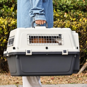 Transportadoras Rígidas para Mascotas, Aprobadas por <span class=keywords><strong>IATA</strong></span>, Resistentes, para Viajes Aéreos, con Ventilación, para Perros y Gatos de hasta 22 kg (50 lb) - Product Image 2