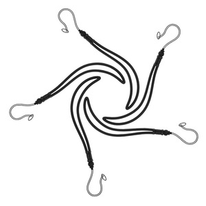 SIKAI <b>Remote</b> <b>Control</b> Lanyard Silicone Anti Shock <b>Universal</b> Short Strap With Hook For Keychain And Accessories - Product Image 2