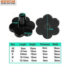 Protège-talons pour chaussures à talons hauts, anti-crevaison et réparation, antidérapants, pour la marche <span class=keywords><strong>sur</strong></span> l'herbe, le gravier et les zones humides - Product Image 4