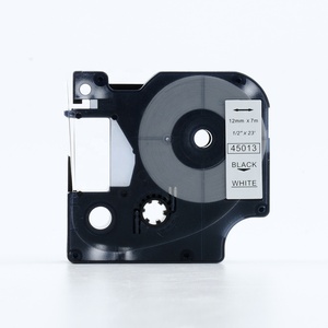 <span class=keywords><strong>Cinta</strong></span> de etiquetas <span class=keywords><strong>Dymo</strong></span> <span class=keywords><strong>Letratag</strong></span> D1 compatible, nuevo, <span class=keywords><strong>12mm</strong></span>, negro sobre blanco para impresora de etiquetas, incluido <span class=keywords><strong>Dymo</strong></span> Cassette 45013 Label Manager - Product Image 2