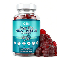 Gummies de Chardon-Marie Naturel : Favorisent la Protection Hépatique, la Détoxification et la Santé Digestive – Extrait de Chardon-Marie 1000mg pour Hommes et Femmes