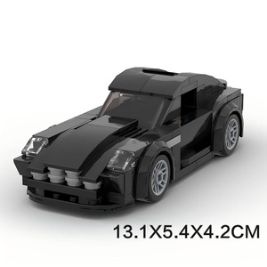 Kit de modèle de voiture de course célèbre <span class=keywords><strong>Super</strong></span> Sport, bricolage, briques miniatures, voitures, instructions en papier, jouets, ensemble de blocs de construction pour garçons - Product Image 6