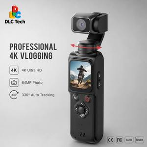Caméra de Vlogging Professionnelle DLC M105 pour Créateurs TikTok et YouTube, Caméscope Numérique 4K <span class=keywords><strong>HD</strong></span> à Suivi Intelligent, Équipement Très Demandé - Product Image 1