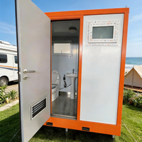 WC mobile moderne en panneaux sandwich préfabriqués, écologique et durable, pour hôpitaux, écoles, parcs et extérieurs
