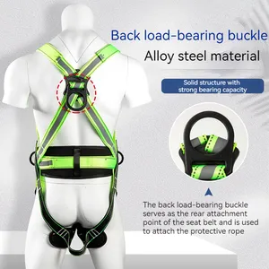 Newly Upgraded Luminous Safety Belt High Altitude Working At Night Full Body Safety Harness