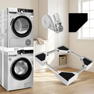Support de lave-linge premium avec patins anti-vibration pour kit de superposition lave-linge séchant à chargement frontal OEM ODM - Product Image 1