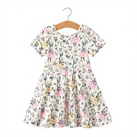 Robe de Pâques vintage pour filles, motif lapin fraise et nœud, en soie de lait respirante, ODM, pour bébé fille