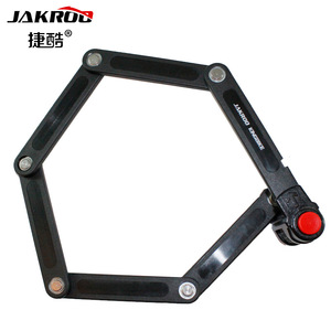 JAKROC – cadenas pliable pour vélo JK-107, cadenas à combinaison en acier noir pour vélos, vélos électriques, VTT, moto - Product Image 3