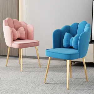 Dining Chair Velvet Luxury Gold Nordic Cheap Indoor Home Furniture Restaurant Modern Plastic Metal Dining Room Chair For Sale