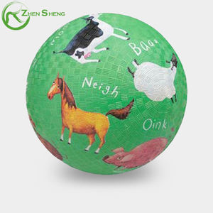 Zhensheng fábrica OEM chico fútbol goma patio de recreo pelota de fútbol para la promoción - Product Image 3