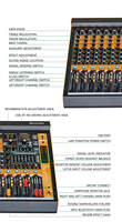 Console de mixage audio numérique professionnelle MIX-24U 24 canaux avec écran tactile USB Bluetooth pour scène live