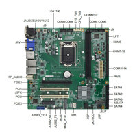 Carte mère industrielle DDR3 double port 1150 broches MMB-1562, dédiée aux systèmes tout-en-un de contrôle de bureau à processeur Core de 4e génération