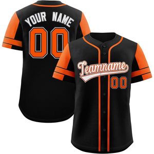 Maillot de baseball personnalisé, uniforme de sport boutonné personnalisé, unisexe, évacuant l'humidité, nom de l'équipe 00 - Product Image 1